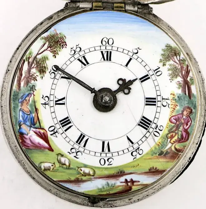 polychrome dial verge Pocket Watch – 1778 — عکس ۵ از رکورد آرشیو WatchMuseum