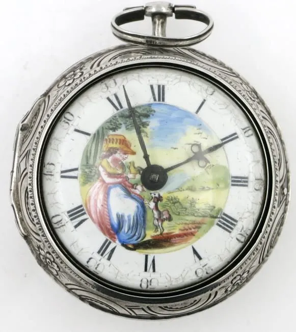 polychrome dial verge Pocket watch – 1791 — عکس ۶ از رکورد آرشیو WatchMuseum