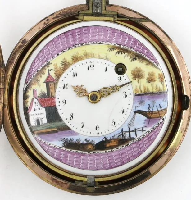 Polychrome French verge in unusual case – C1790 — عکس ۶ از رکورد آرشیو WatchMuseum