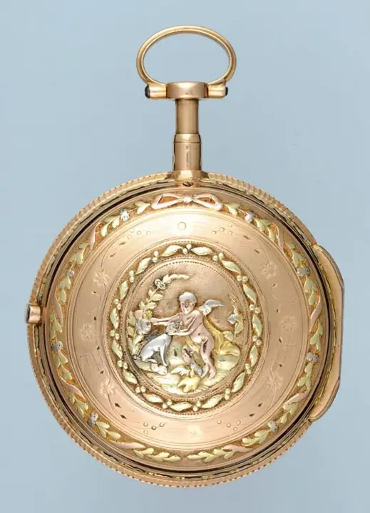 QUARTER REPEATING THREE COLOUR GOLD SWISS VERGE – Circa 1790 — عکس ۲ از رکورد آرشیو WatchMuseum