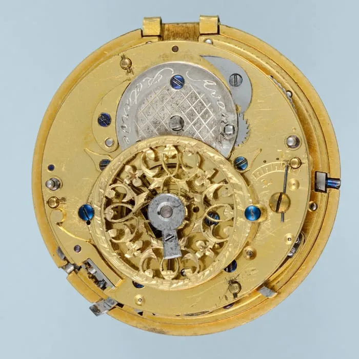 QUARTER REPEATING THREE COLOUR GOLD SWISS VERGE – Circa 1790 — عکس ۳ از رکورد آرشیو WatchMuseum