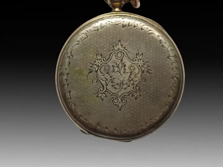 Pocket Key Watch French with Painted Enamel Dial – 1800s — عکس ۴ از رکورد آرشیو WatchMuseum