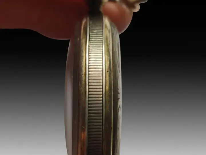 Pocket Key Watch French with Painted Enamel Dial – 1800s — عکس ۶ از رکورد آرشیو WatchMuseum