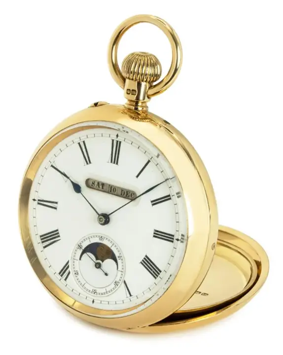 Digital Triple Calendar Moon Phase PocketWatch – C1880 — عکس ۲ از رکورد آرشیو WatchMuseum