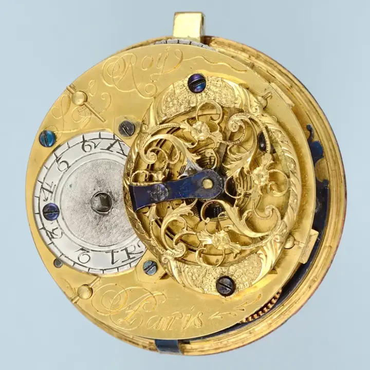 GOLD DECORATED WATCH AND CHATELAINE – 1760 — عکس ۵ از رکورد آرشیو WatchMuseum