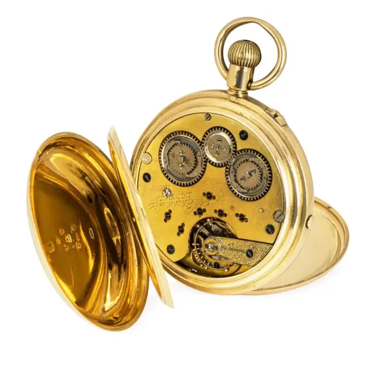 18CT Gold Independent Second Pocket Watch – 1884 — عکس ۴ از رکورد آرشیو WatchMuseum