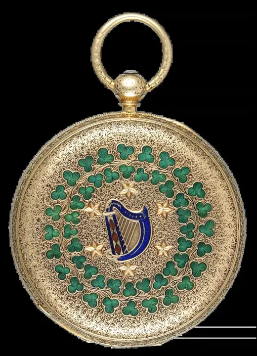 IRISH GOLD AND ENAMEL LEVER – 1863 — عکس ۱ از رکورد آرشیو WatchMuseum