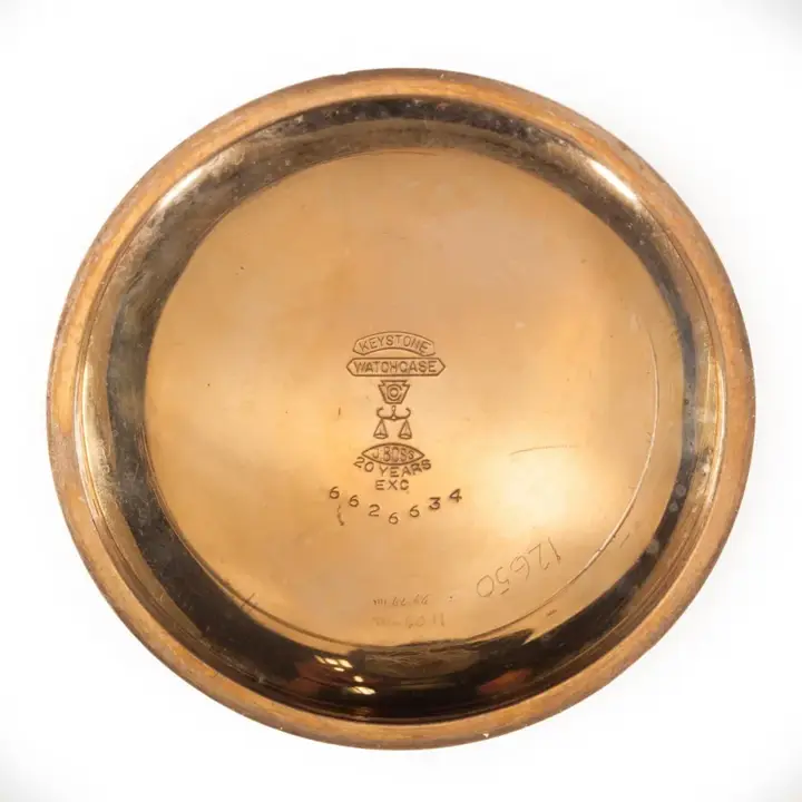 Jules Mathey Locle Split Second Chronograph Pocket Watch Gold Filled – 1890s — عکس ۴ از رکورد آرشیو WatchMuseum