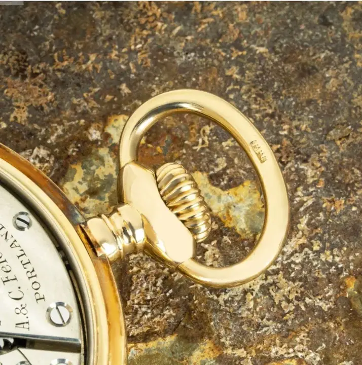 Patek Philippe 18CT Gold Centre Second Pocket Watch – 1920 — عکس ۲ از رکورد آرشیو WatchMuseum