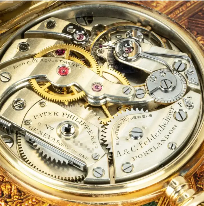 Patek Philippe 18CT Gold Centre Second Pocket Watch – 1920 — عکس ۴ از رکورد آرشیو WatchMuseum