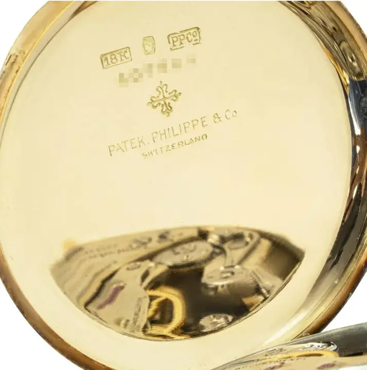 Patek Philippe 18CT Gold Centre Second Pocket Watch – 1920 — عکس ۵ از رکورد آرشیو WatchMuseum
