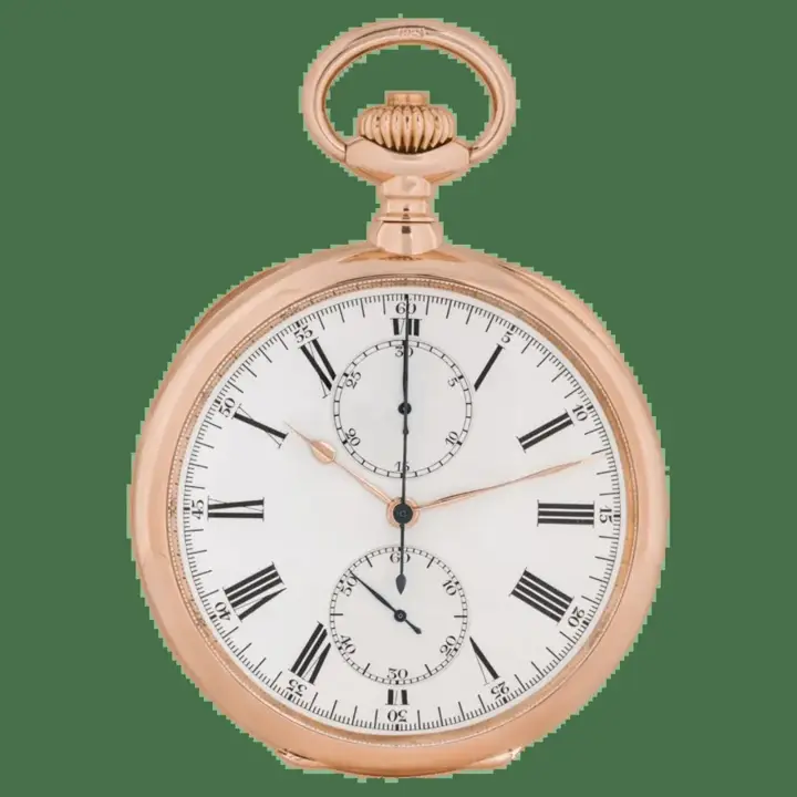 Patek Philippe Gondolo Rose Gold Chronograph Pocket Watch – C1920s — عکس ۱ از رکورد آرشیو WatchMuseum