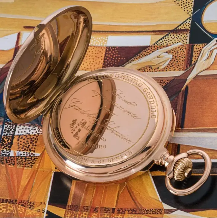 Patek Philippe Gondolo Rose Gold Chronograph Pocket Watch – C1920s — عکس ۵ از رکورد آرشیو WatchMuseum