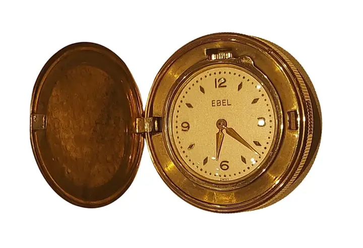 Ebel Gold Plated Pocket Watch – 1950 — عکس ۲ از رکورد آرشیو WatchMuseum