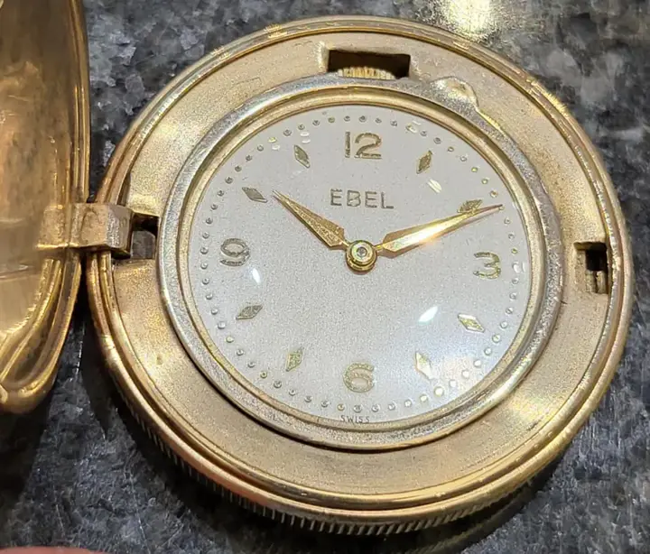 Ebel Gold Plated Pocket Watch – 1950 — عکس ۵ از رکورد آرشیو WatchMuseum