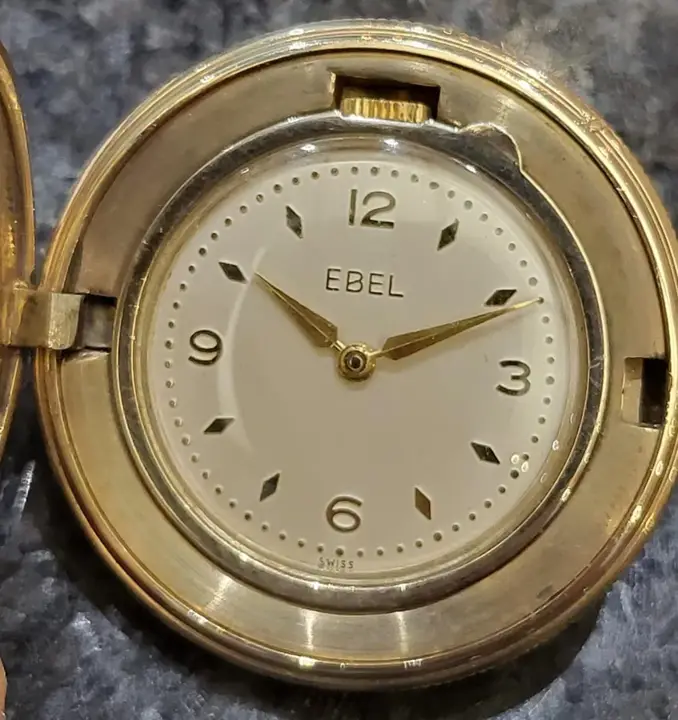 Ebel Gold Plated Pocket Watch – 1950 — عکس ۶ از رکورد آرشیو WatchMuseum
