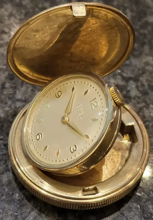 Ebel Gold Plated Pocket Watch – 1950 — عکس ۷ از رکورد آرشیو WatchMuseum