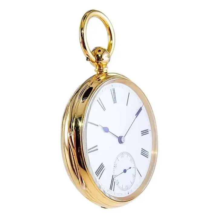 Rob Crook 18 Karat Yellow Gold Keywind Pocket Watch – Circa 1845 — عکس ۶ از رکورد آرشیو WatchMuseum
