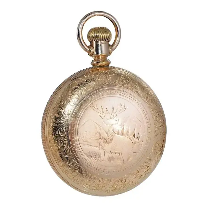 Rockford Yellow Gold Filled Pocket Watch – 1886 — عکس ۶ از رکورد آرشیو WatchMuseum