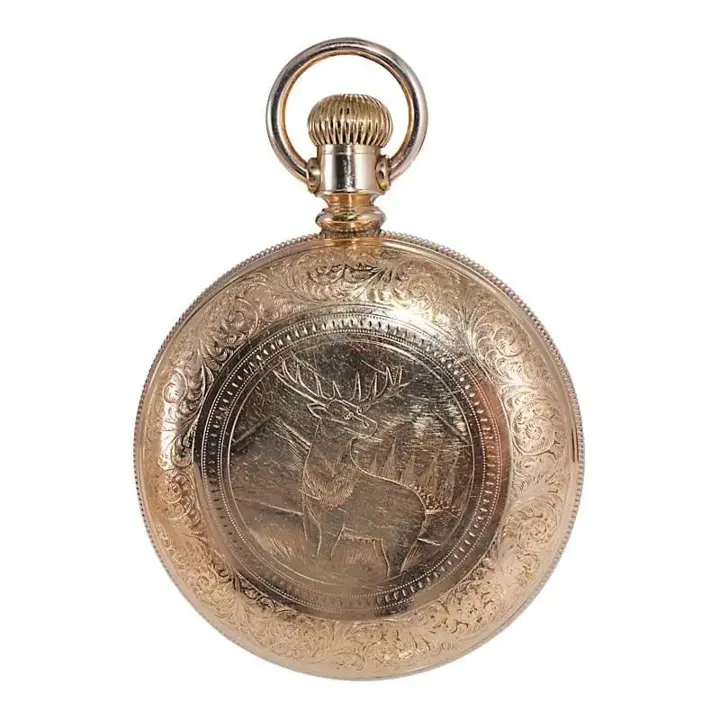 Rockford Yellow Gold Filled Pocket Watch – 1886 — عکس ۷ از رکورد آرشیو WatchMuseum