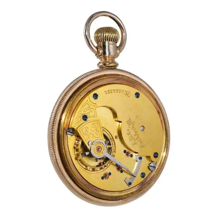 Rockford Yellow Gold Filled Pocket Watch – 1886 — عکس ۸ از رکورد آرشیو WatchMuseum