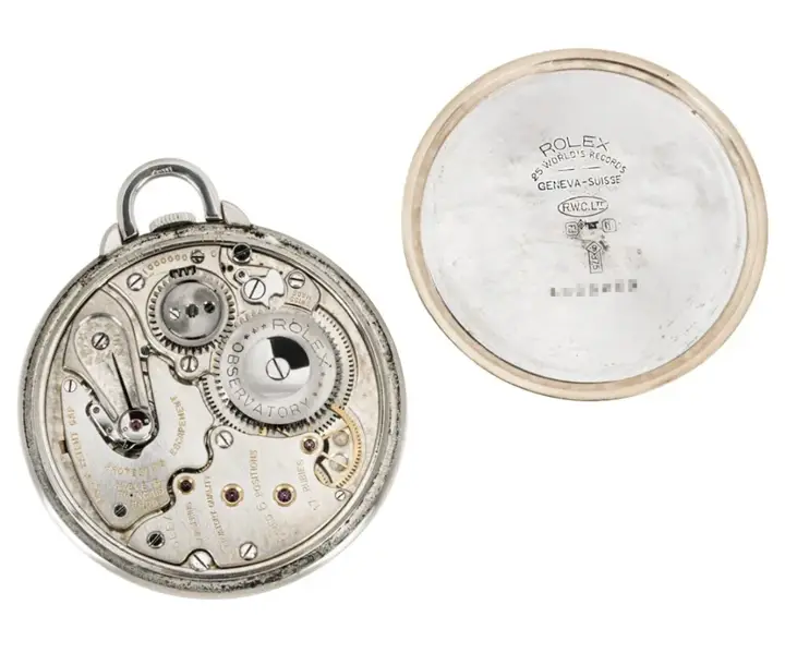 Rolex Prince Imperial Observatory Quality Bi-Colour Gold Dress Pocket Watch – 1931 — عکس ۵ از رکورد آرشیو WatchMuseum