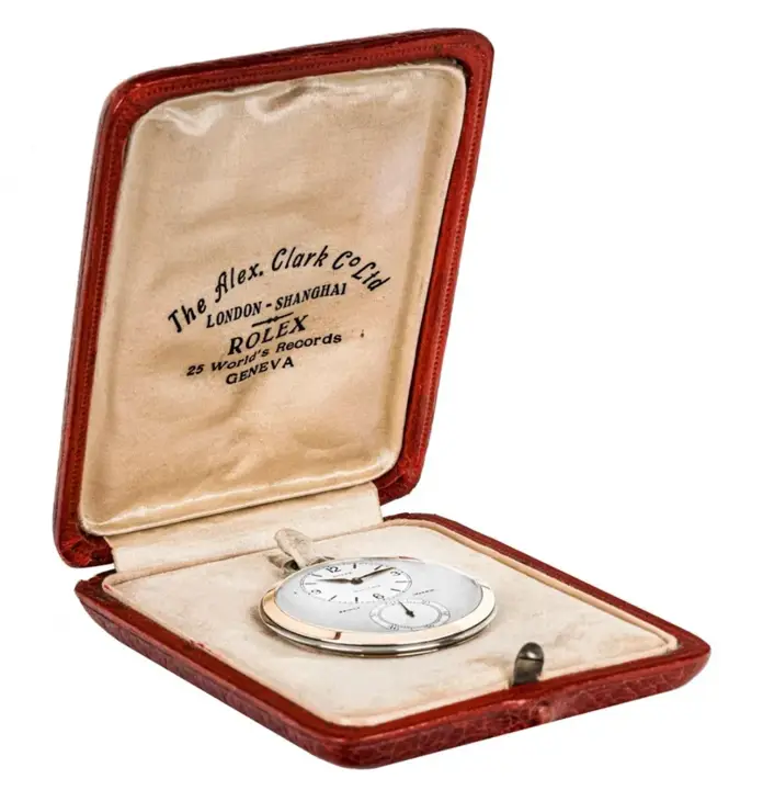 Rolex Prince Imperial Observatory Quality Bi-Colour Gold Dress Pocket Watch – 1931 — عکس ۶ از رکورد آرشیو WatchMuseum