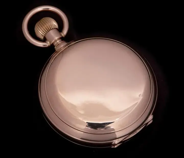 Rose Gold Double Sided Calendar Pocket Watch – 1890 — عکس ۵ از رکورد آرشیو WatchMuseum