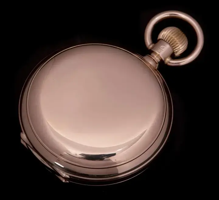 Rose Gold Double Sided Calendar Pocket Watch – 1890 — عکس ۶ از رکورد آرشیو WatchMuseum