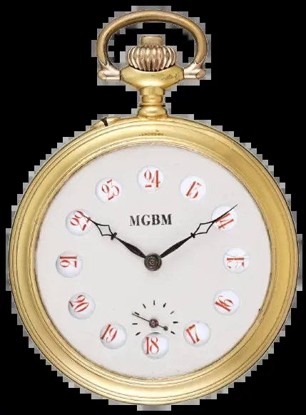 Silver 24 Hour Dial Lever Pocket Watch – Circa 1895 — عکس ۱ از رکورد آرشیو WatchMuseum