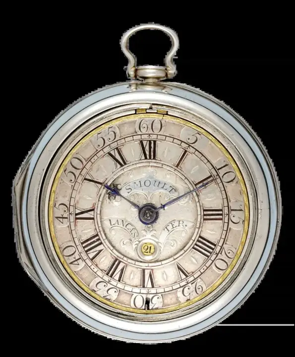 SILVER CHAMPLEVE DIAL CALENDAR – Circa 1710 — عکس ۱ از رکورد آرشیو WatchMuseum