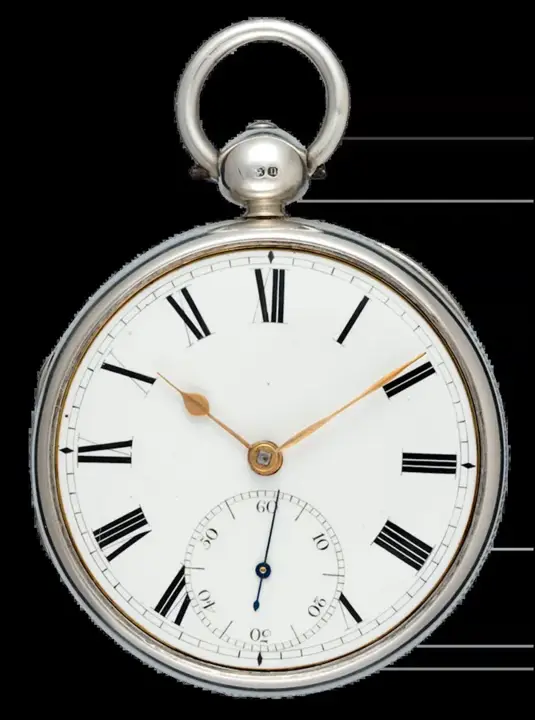 SILVER ENGLISH MASSEY III LEVER – 1828 — عکس ۱ از رکورد آرشیو WatchMuseum