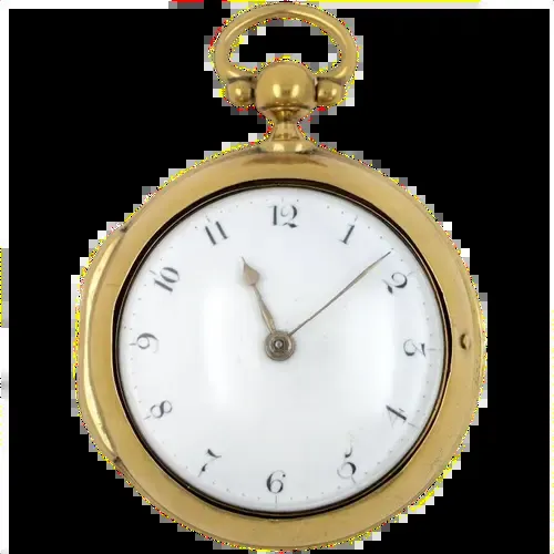 Silver gilt pair cased London verge – 1887 — عکس ۱ از رکورد آرشیو WatchMuseum