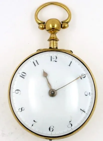 Silver gilt pair cased London verge – 1887 — عکس ۴ از رکورد آرشیو WatchMuseum
