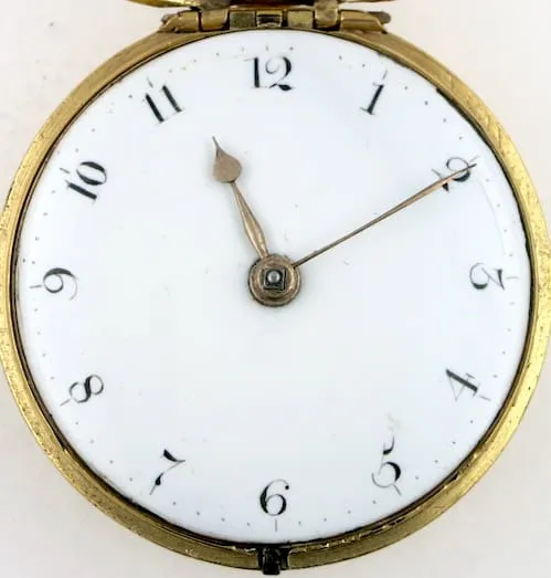 Silver gilt pair cased London verge – 1887 — عکس ۵ از رکورد آرشیو WatchMuseum
