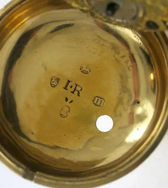 Silver gilt pair cased London verge – 1887 — عکس ۶ از رکورد آرشیو WatchMuseum