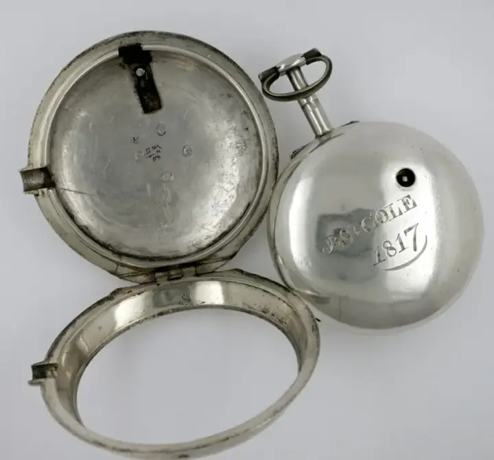 Silver London Doctor’s Centre Seconds Pocket Watch – 1793 — عکس ۳ از رکورد آرشیو WatchMuseum