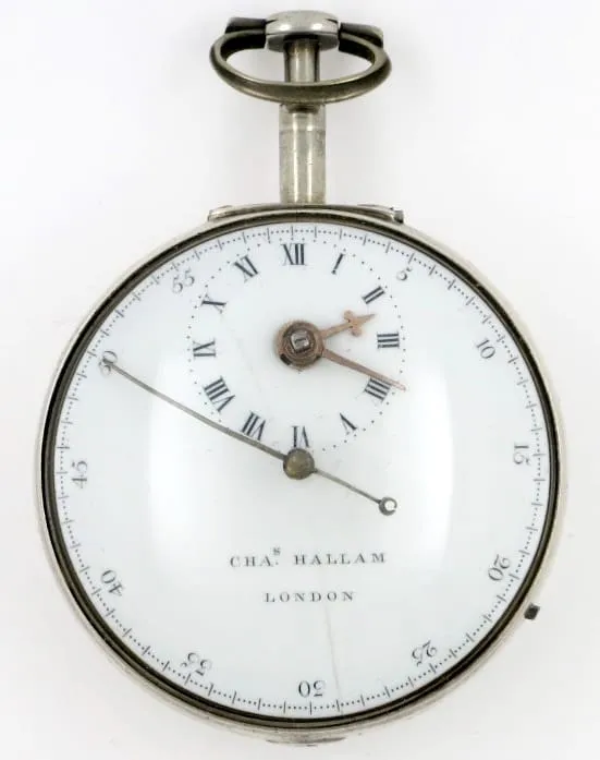 Silver London Doctor’s Centre Seconds Pocket Watch – 1793 — عکس ۴ از رکورد آرشیو WatchMuseum