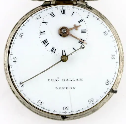 Silver London Doctor’s Centre Seconds Pocket Watch – 1793 — عکس ۵ از رکورد آرشیو WatchMuseum