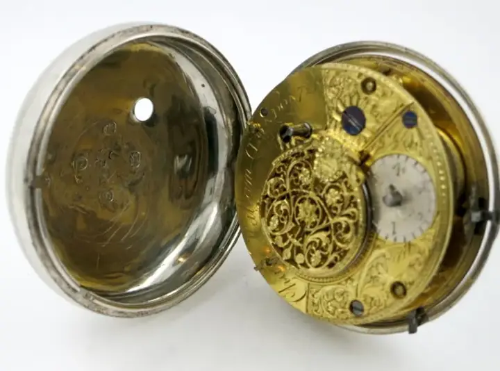 Silver London Doctor’s Centre Seconds Pocket Watch – 1793 — عکس ۶ از رکورد آرشیو WatchMuseum