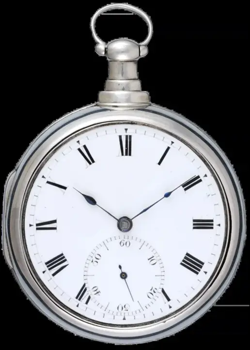 SILVER PAIR CASED ENGLISH VERGE POCKET WATCH – 1811 — عکس ۱ از رکورد آرشیو WatchMuseum