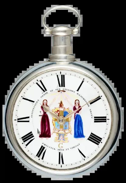 Silver Pair Cased Oddfellows Dial Verge – 1841 — عکس ۱ از رکورد آرشیو WatchMuseum
