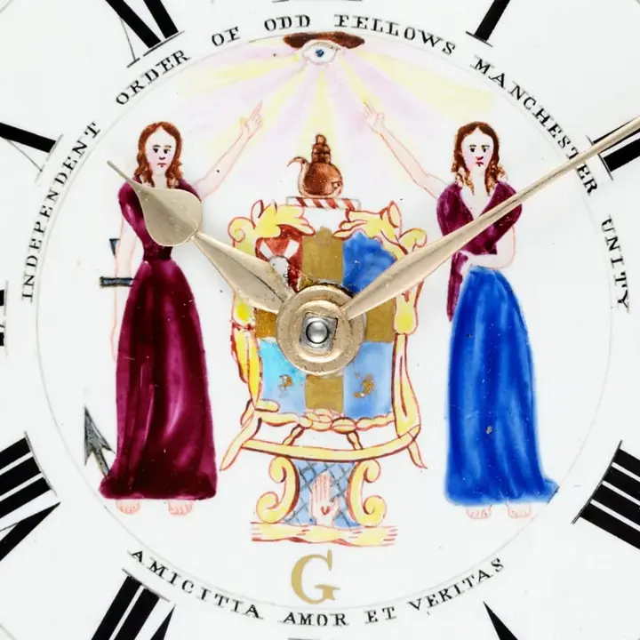 Silver Pair Cased Oddfellows Dial Verge – 1841 — عکس ۴ از رکورد آرشیو WatchMuseum