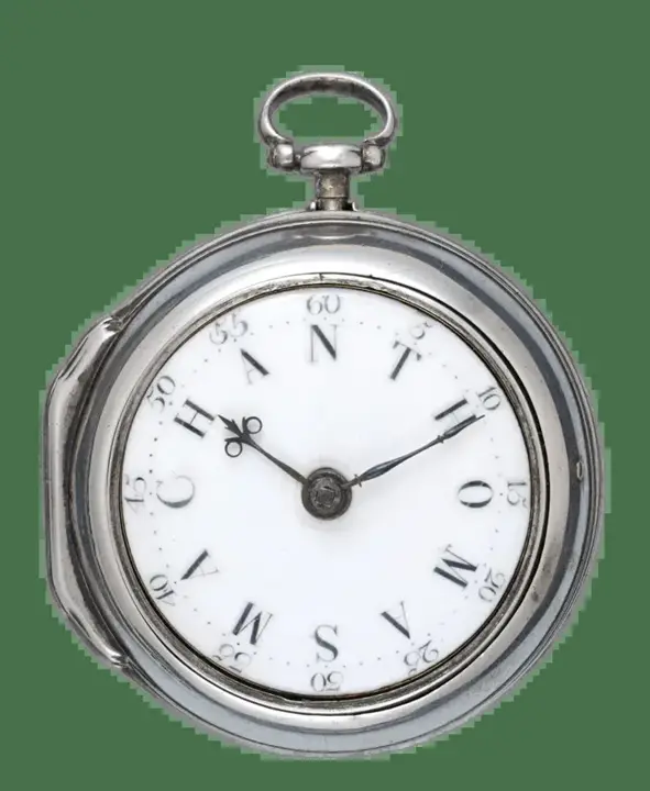 SILVER PAIR CASED VERGE WITH OWNER’S NAME – 1767 — عکس ۱ از رکورد آرشیو WatchMuseum