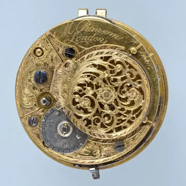SILVER PAIR CASED VERGE WITH OWNER’S NAME – 1767 — عکس ۳ از رکورد آرشیو WatchMuseum