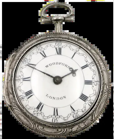 Silver repousse case Pocket Watch – 1789 — عکس ۱ از رکورد آرشیو WatchMuseum