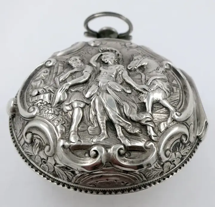 Silver repousse case Pocket Watch – 1789 — عکس ۴ از رکورد آرشیو WatchMuseum