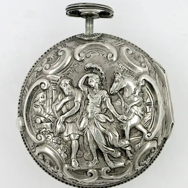 Silver repousse case Pocket Watch – 1789 — عکس ۵ از رکورد آرشیو WatchMuseum