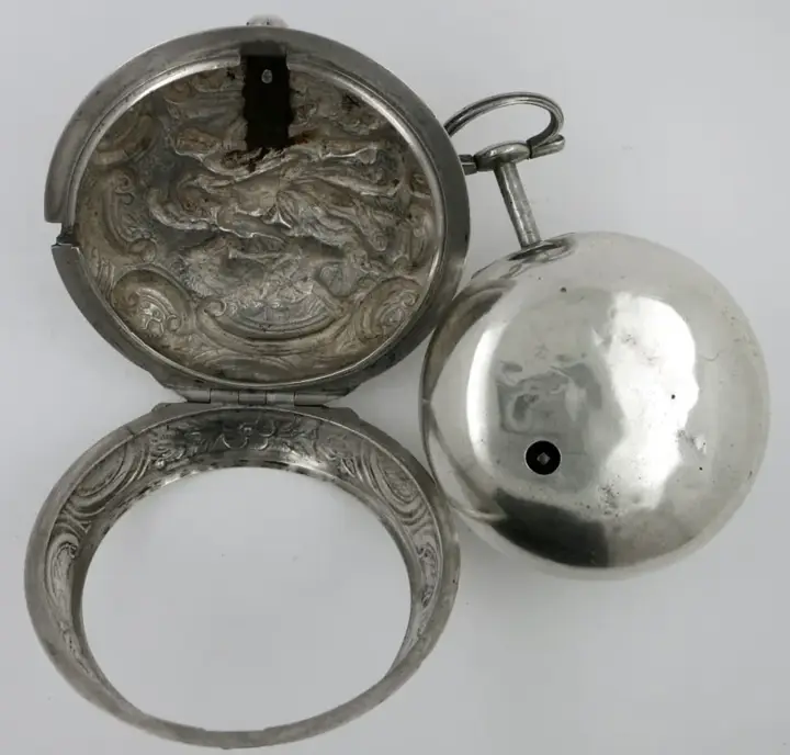 Silver repousse case Pocket Watch – 1789 — عکس ۶ از رکورد آرشیو WatchMuseum