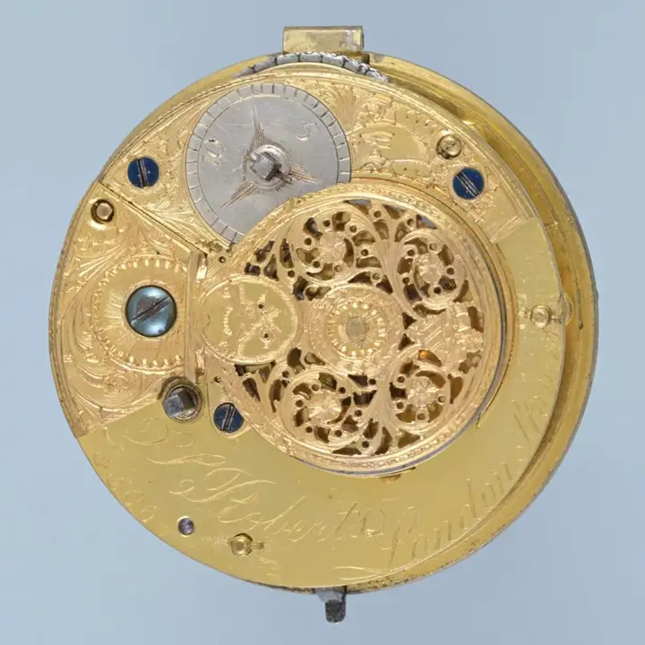 SILVER VERGE WITH ENAMELLED FISHING SCENE – 1809 — عکس ۲ از رکورد آرشیو WatchMuseum